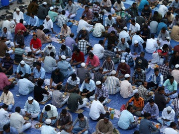 Musulmanes durante el mes de ramadán