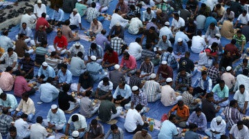 Musulmanes durante el mes de ramadán