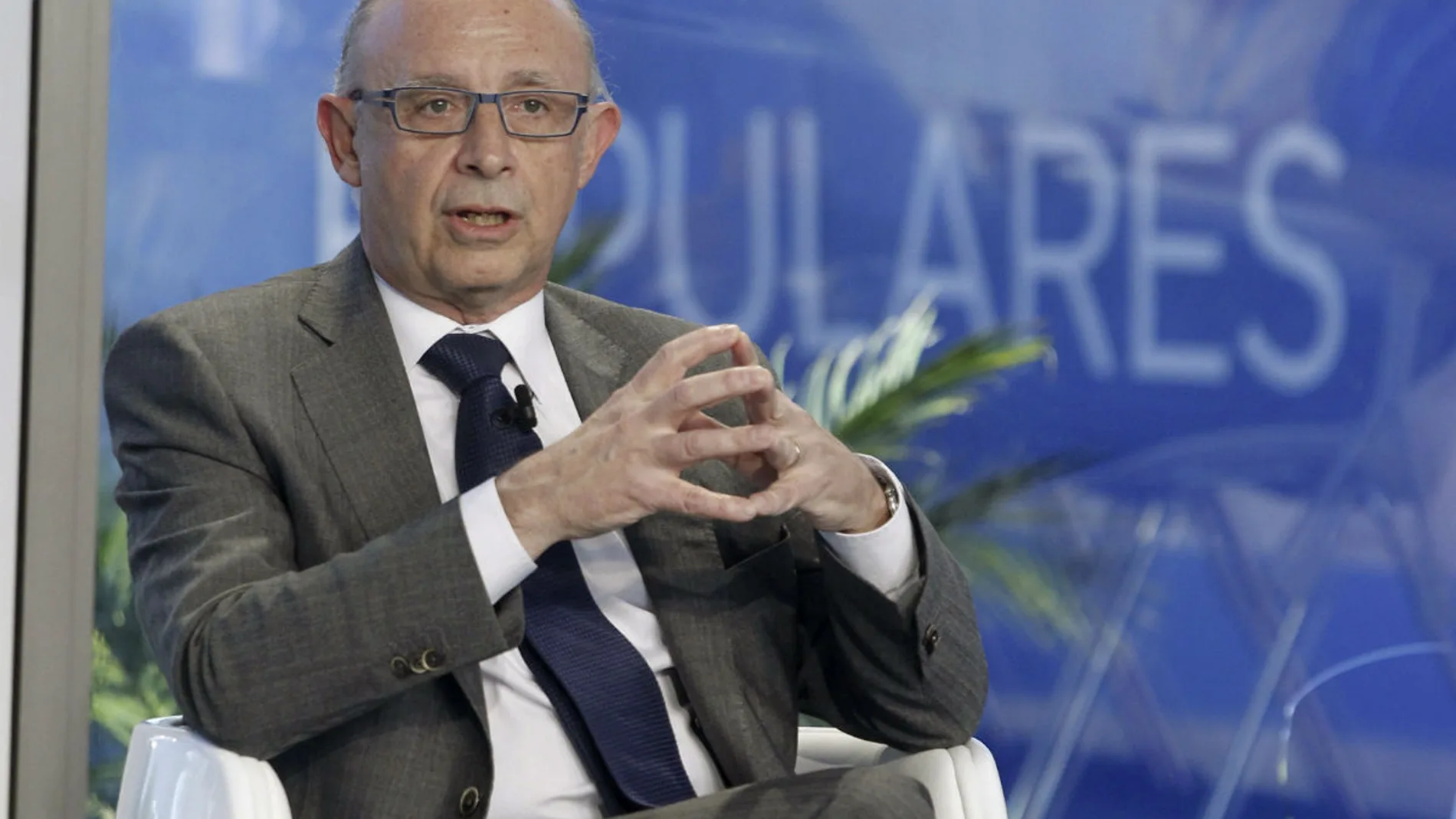 Montoro, durante su intervención en la Escuela de Verano del PP Montoro, durante su intervención en la Escuela de Verano del PP