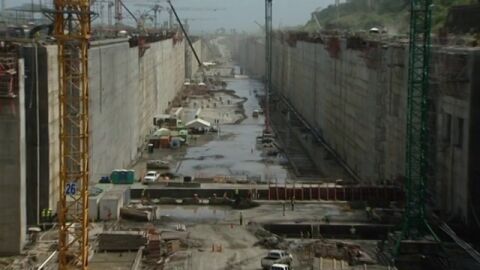 Contin&uacute;an las obras en el Canal de Panam&aacute;