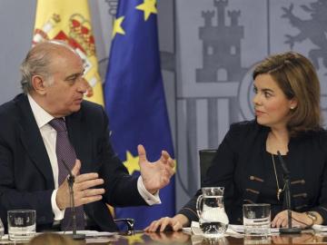 Jorge Fernández Díaz y Soraya Sáenz de Santamaría