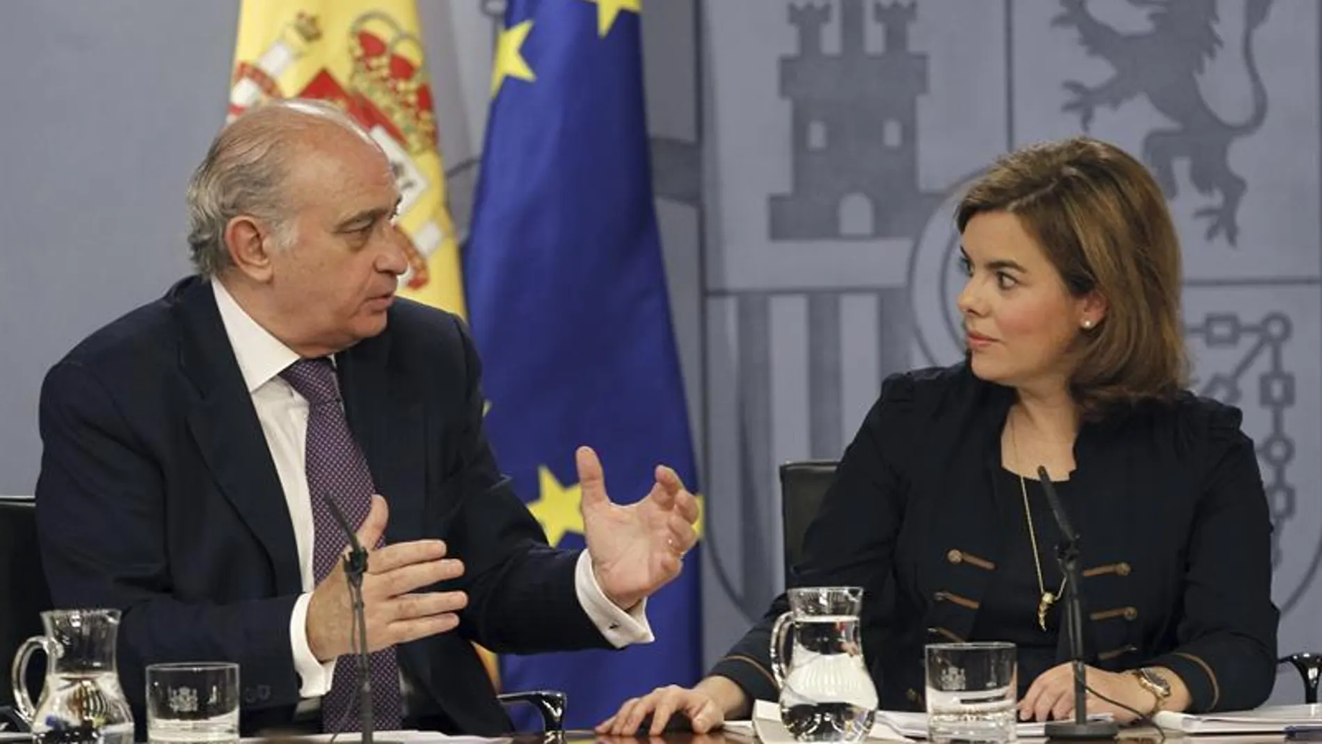 Jorge Fernández Díaz y Soraya Sáenz de Santamaría Jorge Fernández Díaz y Soraya Sáenz de Santamaría