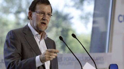 Mariano Rajoy durante su discurso