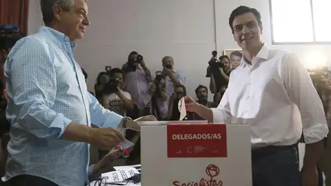 El candidato a la Secretaría General del PSOE Pedro Sánchez El candidato a la Secretaría General del PSOE Pedro Sánchez