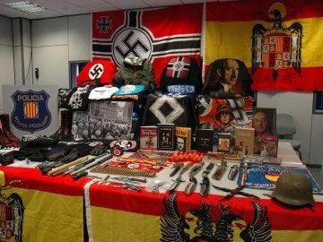 Material intervenido en el 'caso Stroika'