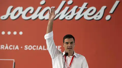 Pedro Sánchez, durante una comparecencia Pedro Sánchez, durante una comparecencia