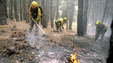 Vuelven a sus casas la mayoría de los casi 200 vecinos desalojados por los incendios de Guadalajara