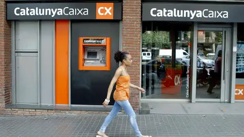 Una sucursal de Cataluya Caixa, marca comercial de Catalunya Banc, en Barcelona Una sucursal de Cataluya Caixa, marca comercial de Catalunya Banc, en Barcelona