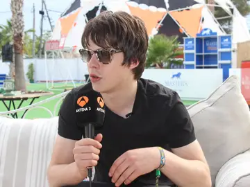 Jake Bugg en un momento de la entrevista Jake Bugg en un momento de la entrevista