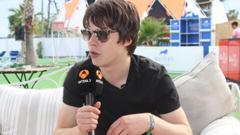 Jake Bugg en un momento de la entrevista