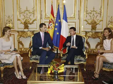 Los Reyes en su visita a Francia Los Reyes en su visita a Francia