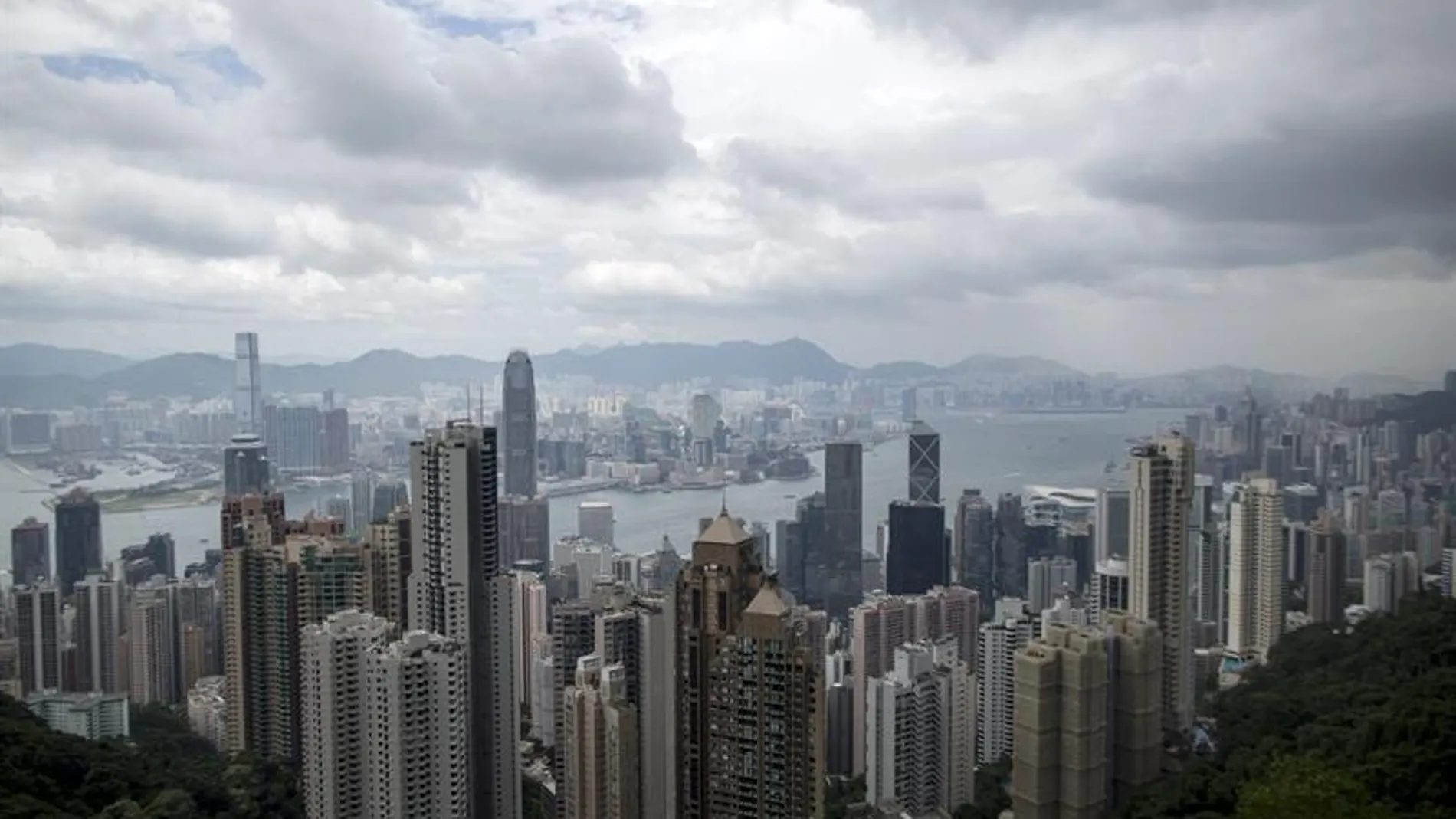 tifón Rammasun en Hong Kong tifón Rammasun en Hong Kong
