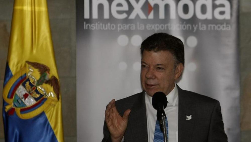 El presidente colombiano, Juan Manuel Santos