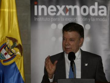 El presidente colombiano, Juan Manuel Santos