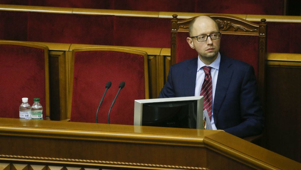 El primer ministro de Ucrania, Arseni Yatseniuk, en una imagen de archivo