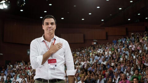 Pedro S&aacute;nchez en el Congreso del PSOE