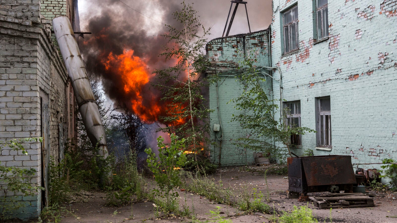 Once civiles mueren en enfrentamientos en la ciudad de Donetsk