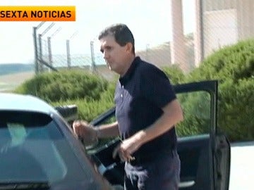 Jaume Matas, en el momento de ingresar en prisión