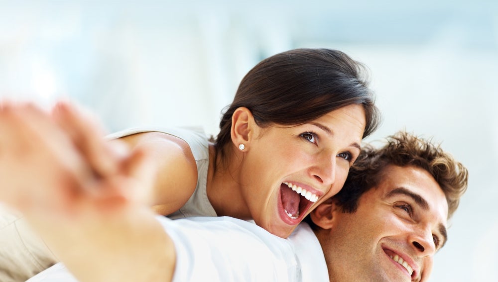Una pareja feliz