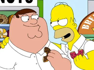 Crossover 'Los Simpson' y 'Padre de Familia' Crossover 'Los Simpson' y 'Padre de Familia'