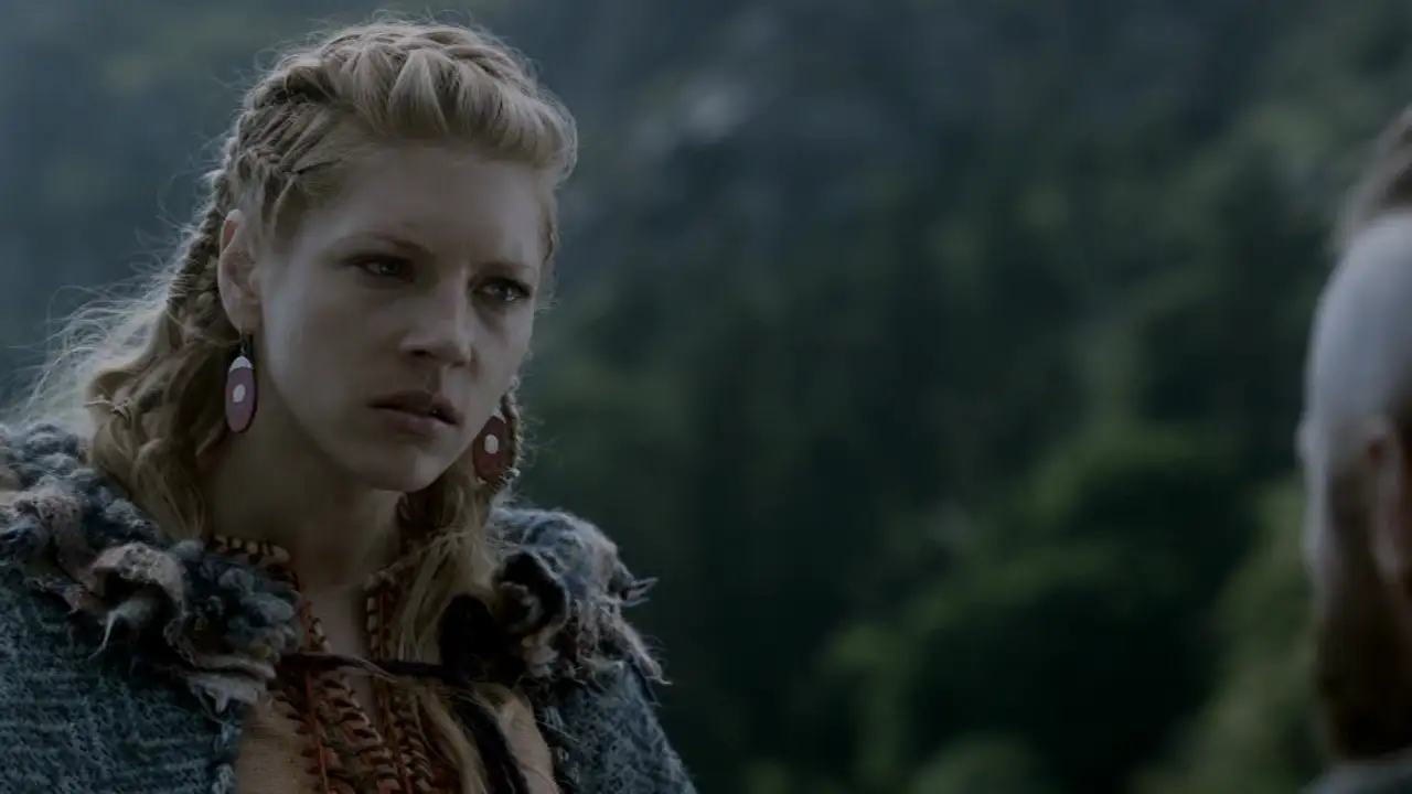 Lagertha y Bjorn abandonan a Ragnar