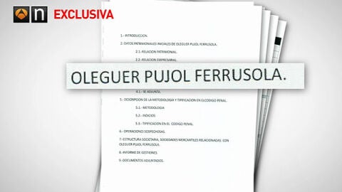 Informe de la UDEF sobre Oleguer Pujol Ferrusola