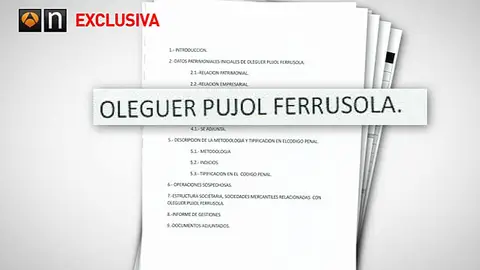 Informe de la UDEF sobre Oleguer Pujol Ferrusola Informe de la UDEF sobre Oleguer Pujol Ferrusola