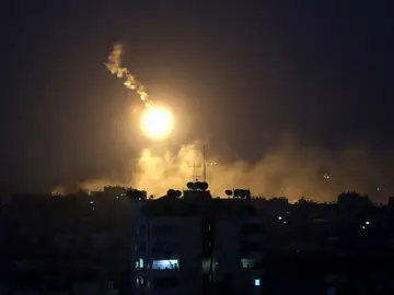 Imagen de UN bombardeo de Israel en Rafah Imagen de UN bombardeo de Israel en Rafah