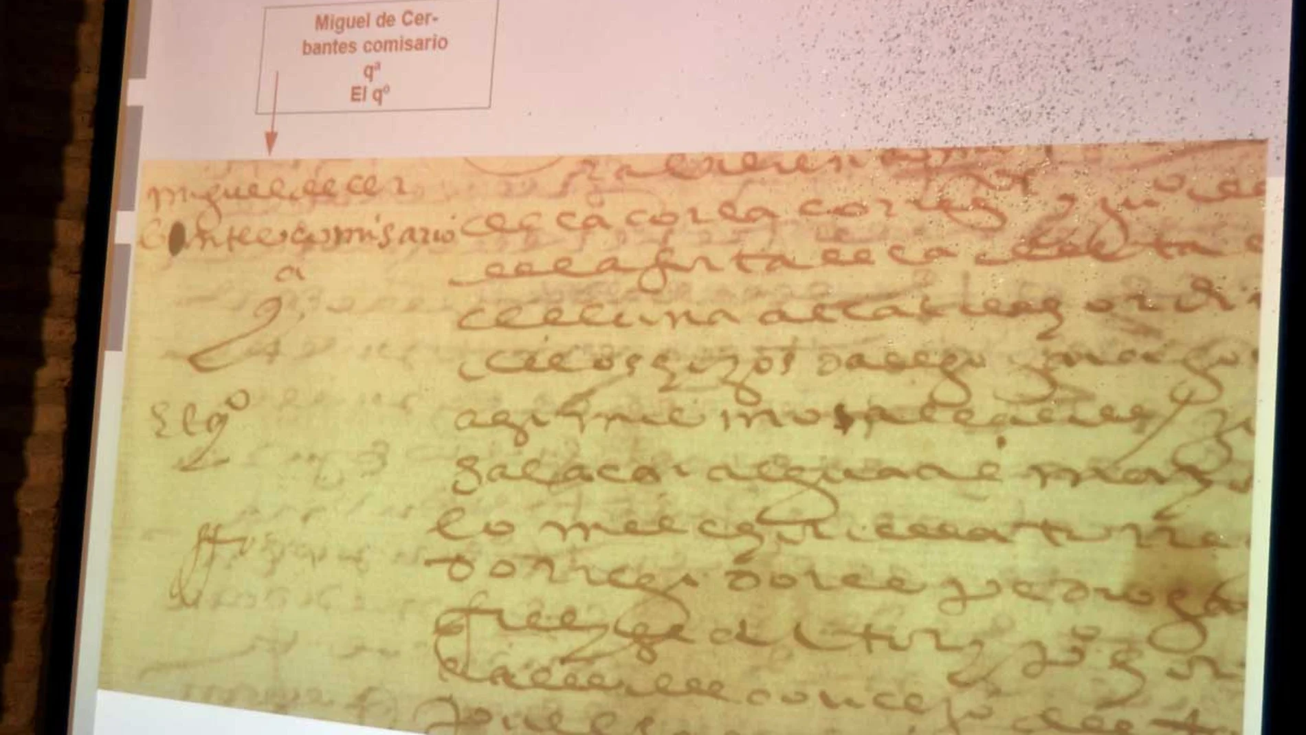 Documentos inéditos de Cervantes Documentos inéditos de Cervantes