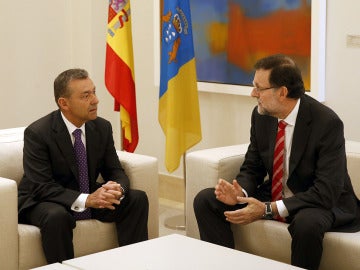 Paulino Rivero y Mariano Rajoy