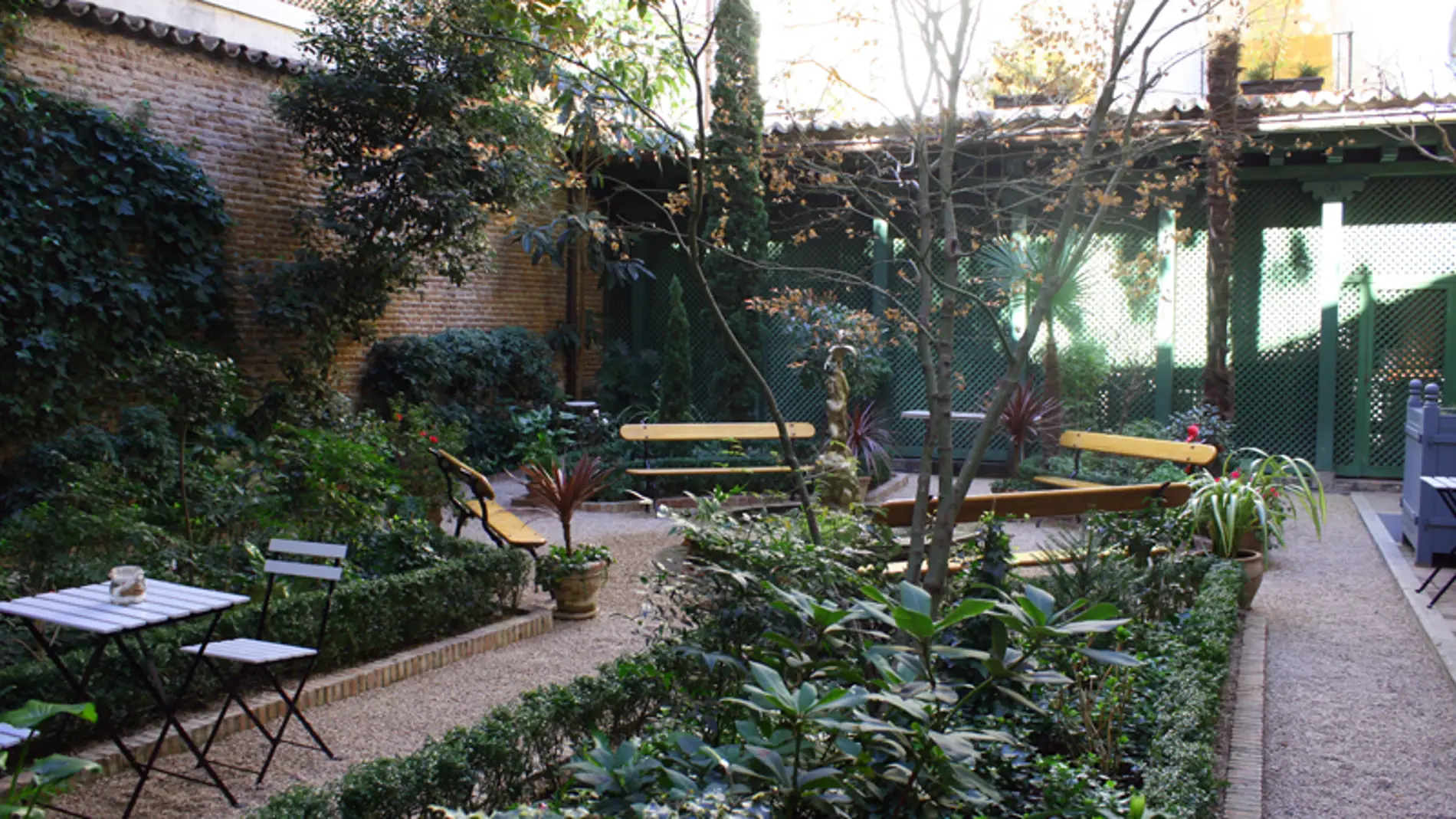 El Café del Jardín del Museo del Romanticismo. Ideal para llevarte a un ligue.