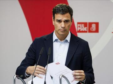 El secretario general del PSOE, Pedro Sánchez