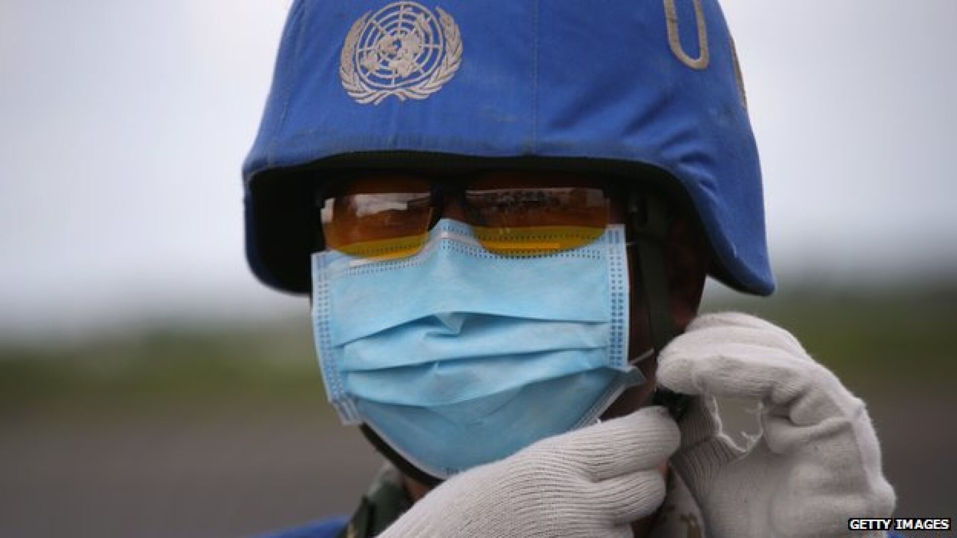 Soldado de la ONU en Liberia