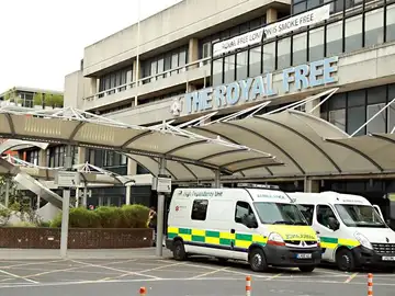 The Royal Free Hospital en Londres The Royal Free Hospital en Londres
