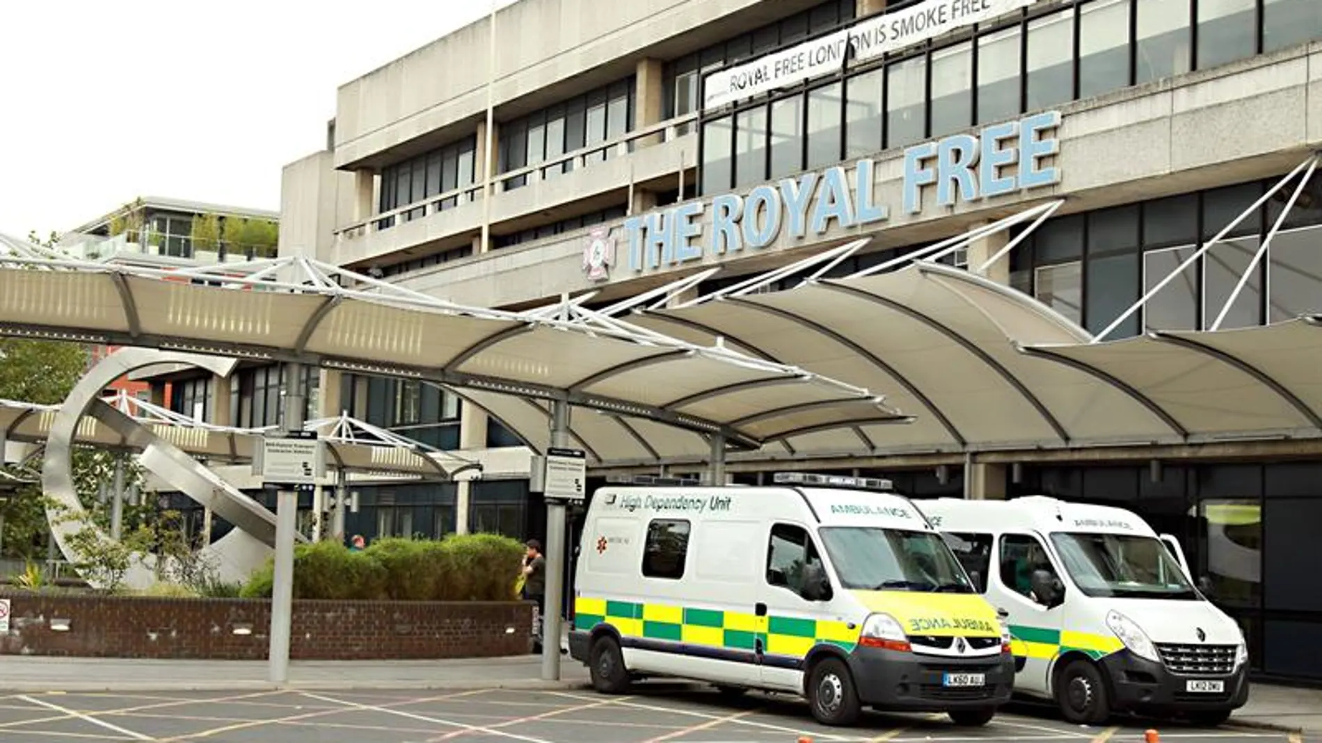 The Royal Free Hospital en Londres The Royal Free Hospital en Londres
