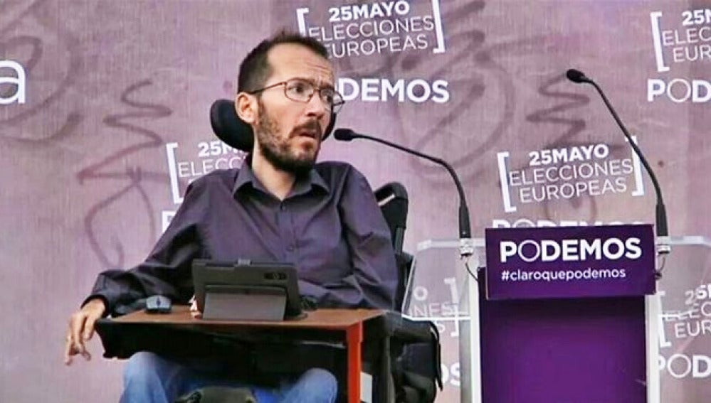 El eurodiputado de Podemos Pablo Echenique.