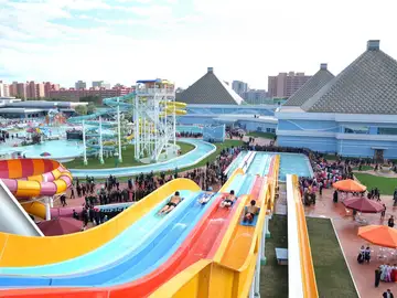 Parque acuático Munsu, en Corea del Norte Parque acuático Munsu, en Corea del Norte