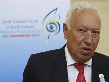 Margallo en la Alianza de Civilizaciones celebrada en Bali. Margallo en la Alianza de Civilizaciones celebrada en Bali.