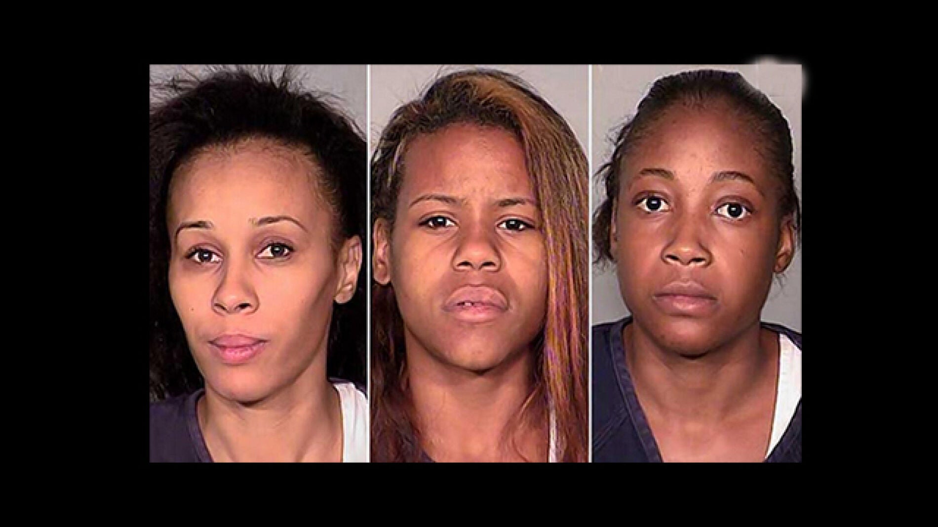 Ficha policial de las detenidas por el robo de relojes.