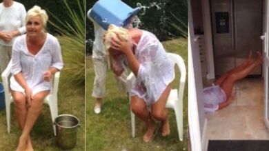Una mujer se rompe el cuello mientras realizaba el 'Ice Bucket Challenge' en Liverpool