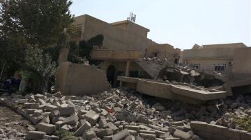 Casa destruida en Irak
