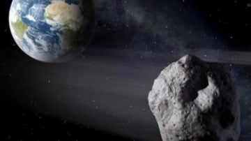 Recreación del paso del 'asteroide 2014 RC'
