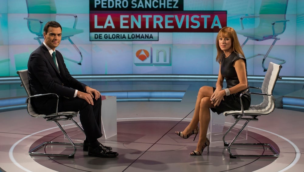 Entrevista de Gloria Lomana a Pedro Sánchez