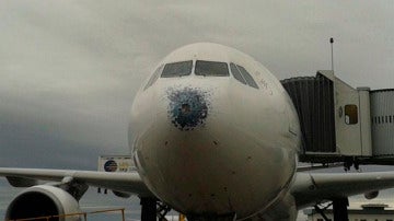 Avión aterrizado en Buenos Aires con daños