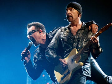 Bono y The Edge del grupo U2