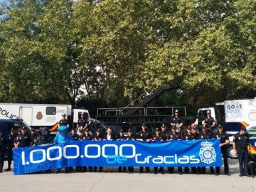 Celebración de la Policía Nacional en El Retiro Celebración de la Policía Nacional en El Retiro