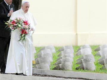 El Papa, en un acto por la Primera Guerra Mundial