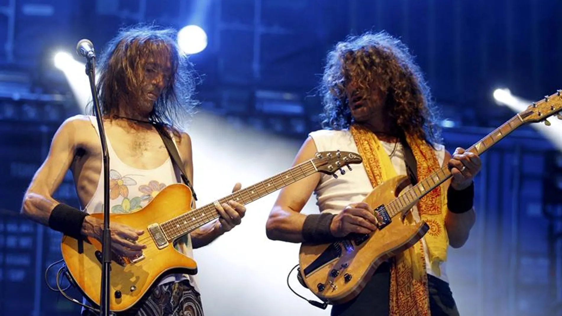 Extremoduro durante su concierto en Las Ventas en 2014 Extremoduro durante su concierto en Las Ventas en 2014