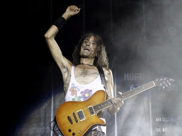 El guitarrista y cantante de Extremoduro, Robe Iniesta.