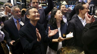 Alibaba, el gigante electrónico chino comienza a cotizar en la bolsa de Nueva York